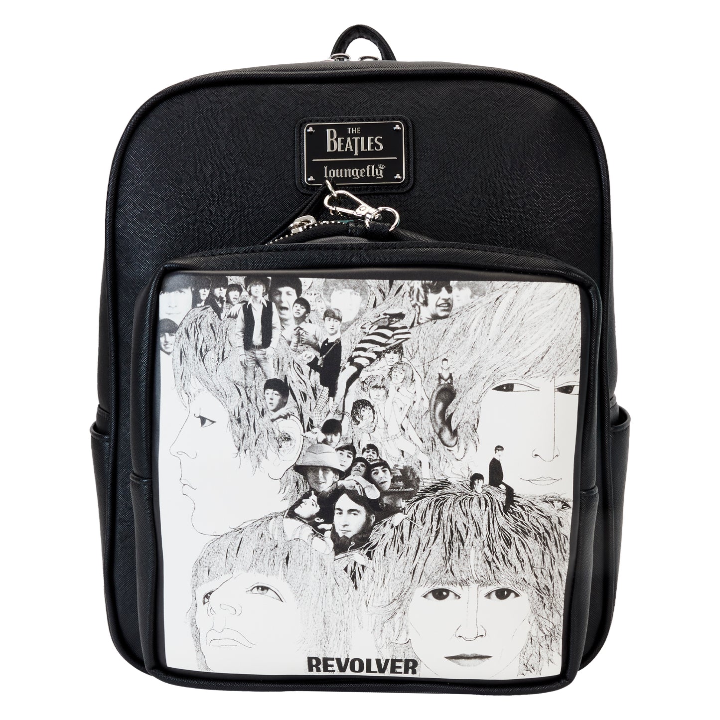 The Beatles Revolver Album Cover Mini Backpack with Record Coin Bag LFY