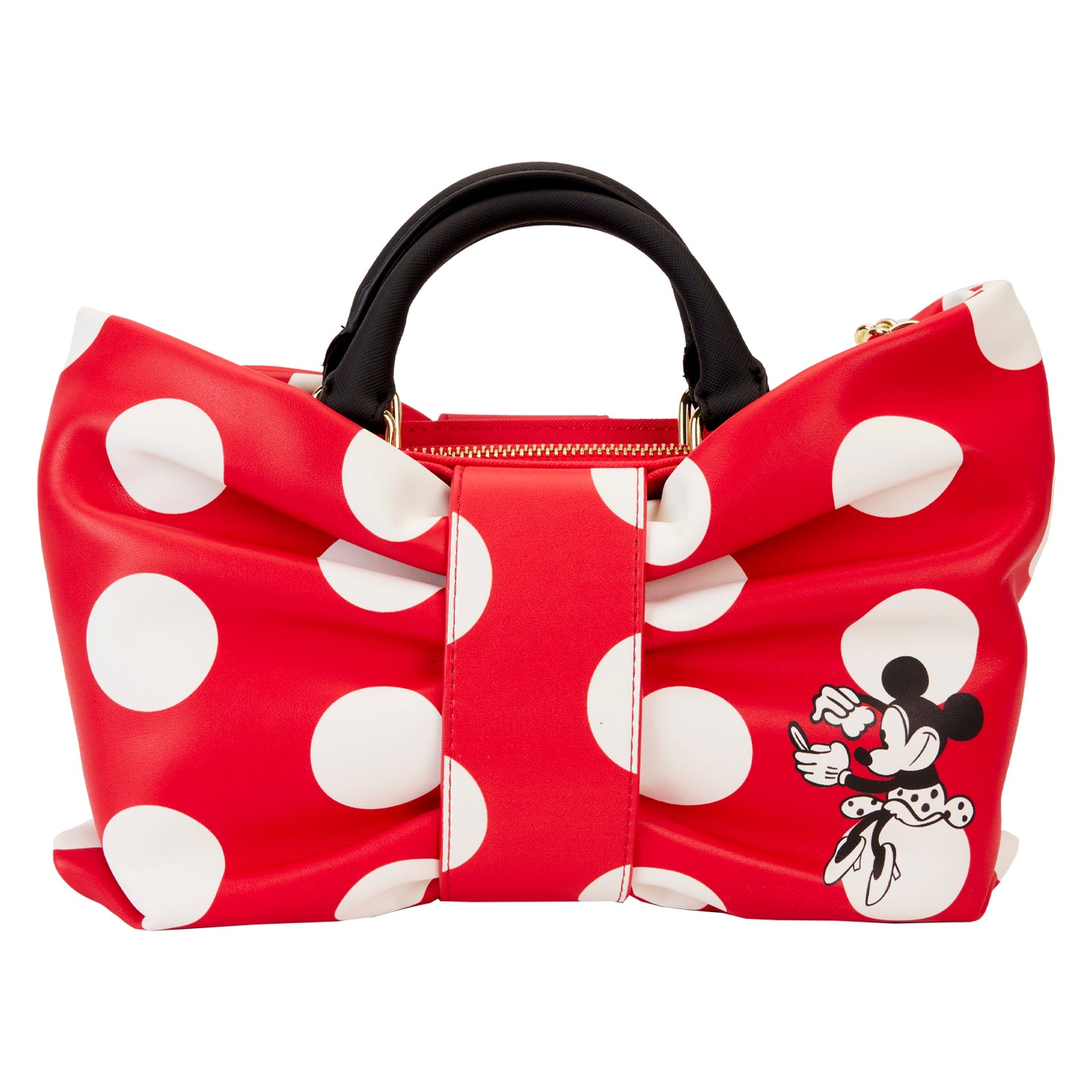 Minnie Mouse Rocks the Dots Classic Bow Figural Crossbody Bag LFY