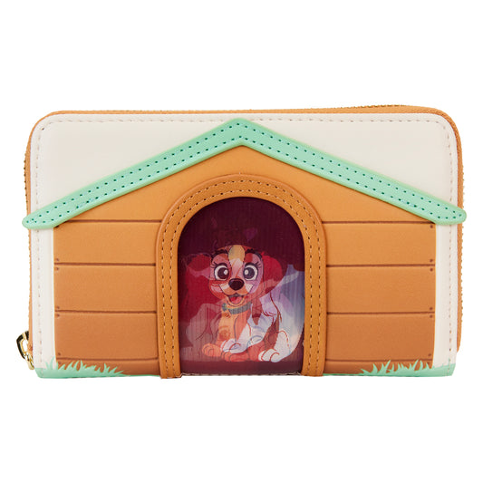 I Heart Disney Dogs Doghouse Triple Lenticular Zip Around Wallet LFY