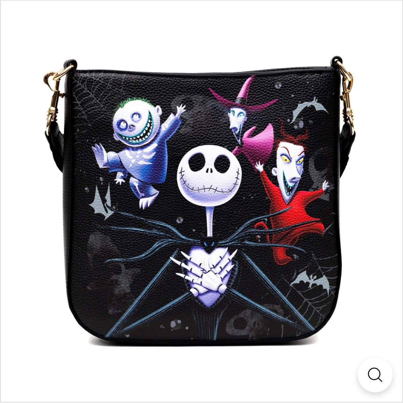 WondaPOP Designer Series- Two Sided Nightmare Before Christmas  Crossbody Purse