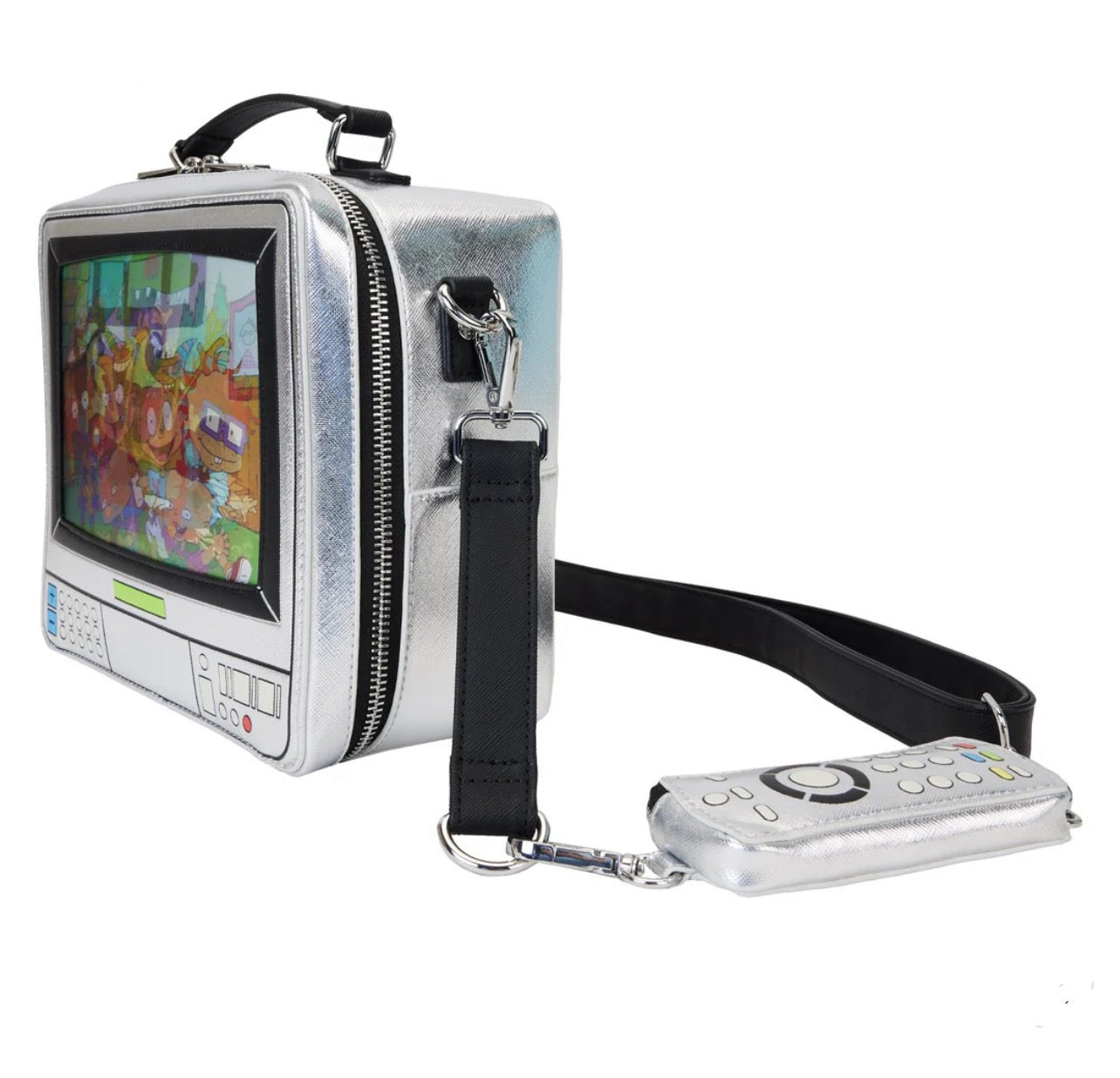 Loungefly Nickelodeon Retro TV Triple Lenticular Crossbody LFY