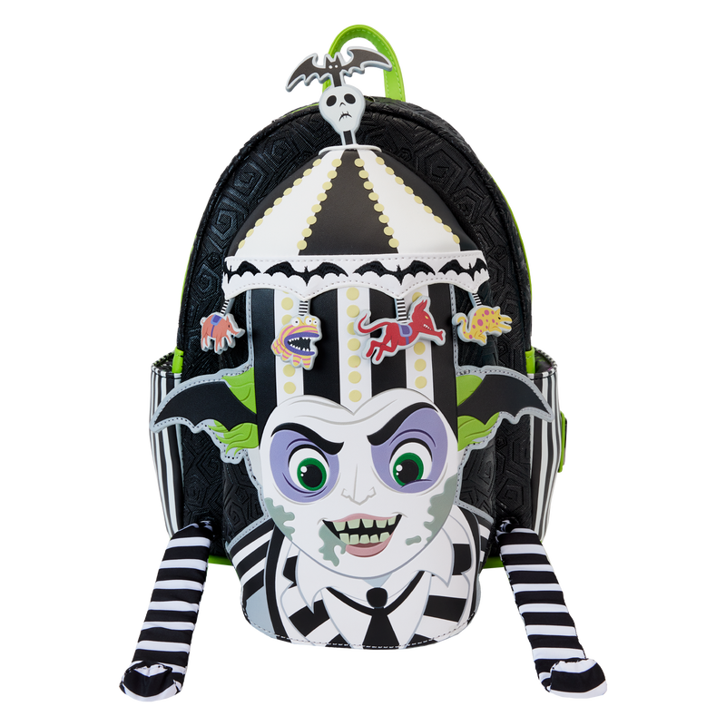 Loungefly Beetlejuice Carousel Hat Light Up Cosplay Mini Backpack LFY