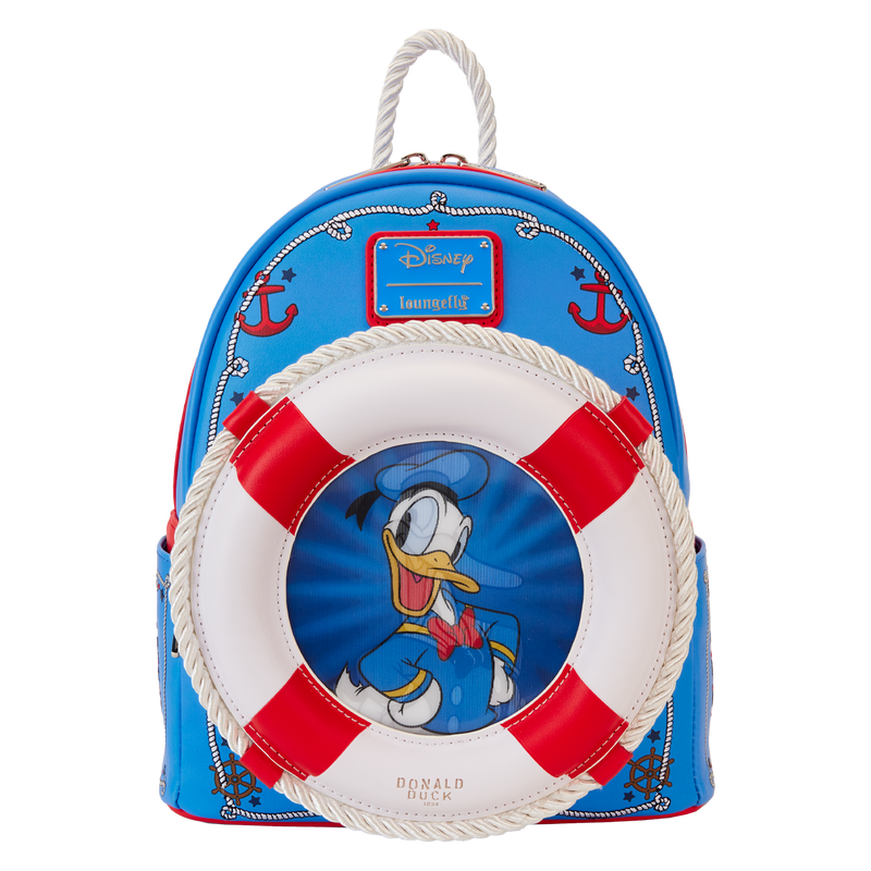 Donald Duck 90th Anniversary Lenticular Loungefly Mini Backpack LFY