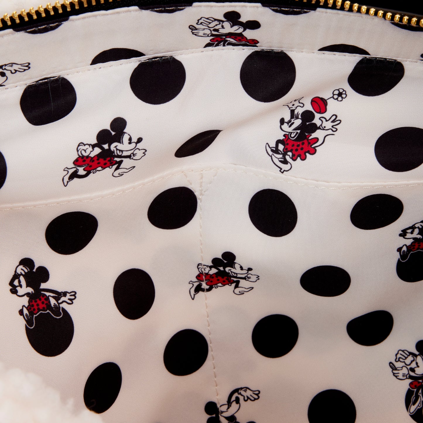 Minnie Mouse Rocks the Dots Classic Sherpa Tote Bag LFY