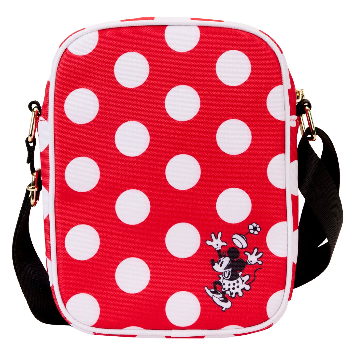 Minnie Mouse Rocks the Dots Classic Nylon Passport Crossbody Bag LFY