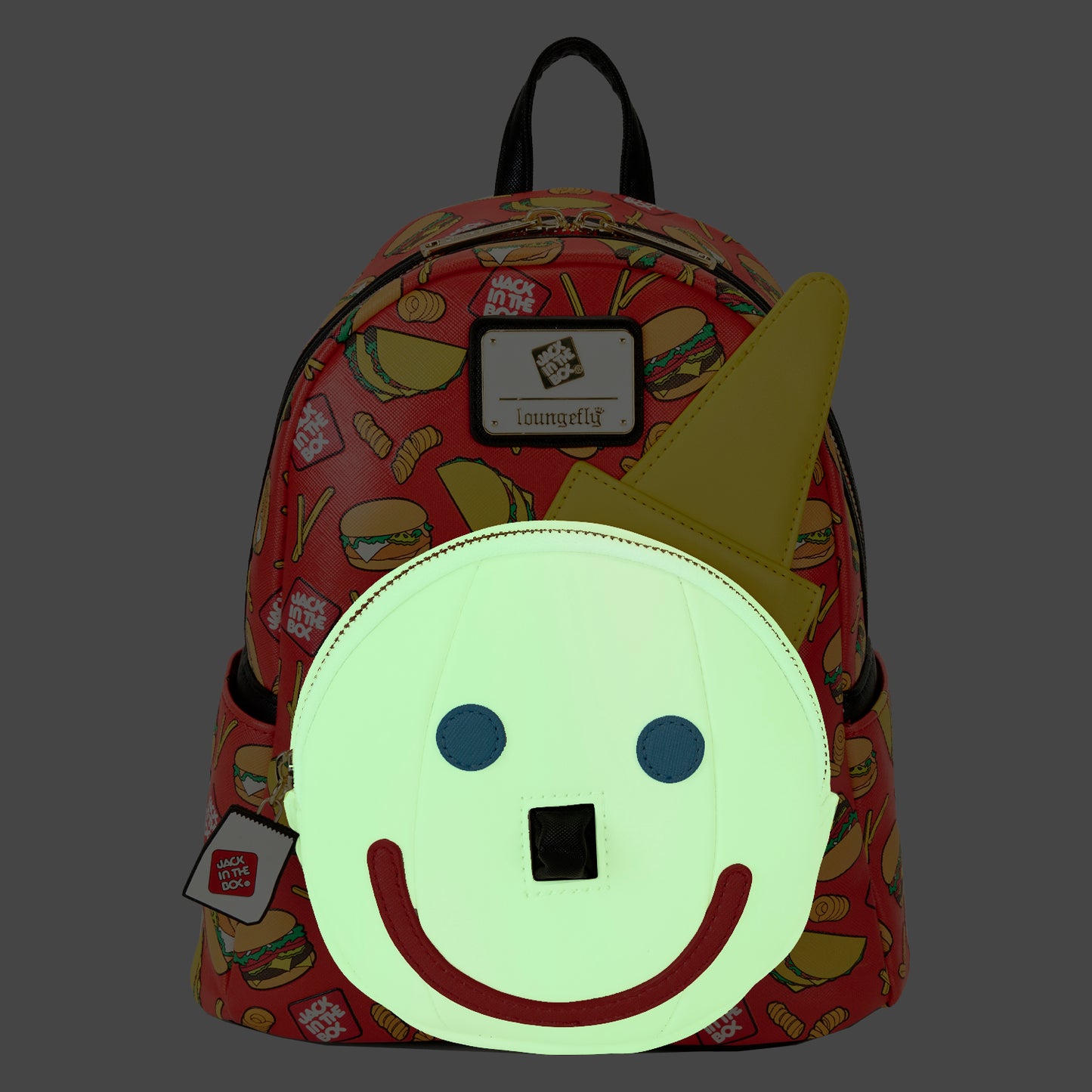 Jack in the Box Antenna Ball Jack Glow Mini Backpack LFY