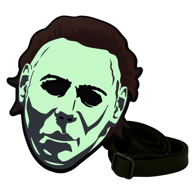 Loungefly Halloween Michael Myers Mask Glow Crossbody Bag LFY