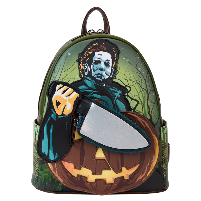 Loungefly Halloween Michael Myers Glow Mini Backpack With Coin Bag LFY