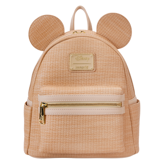 Loungefly Mickey Mouse Woven Texture Mini Backpack LFY