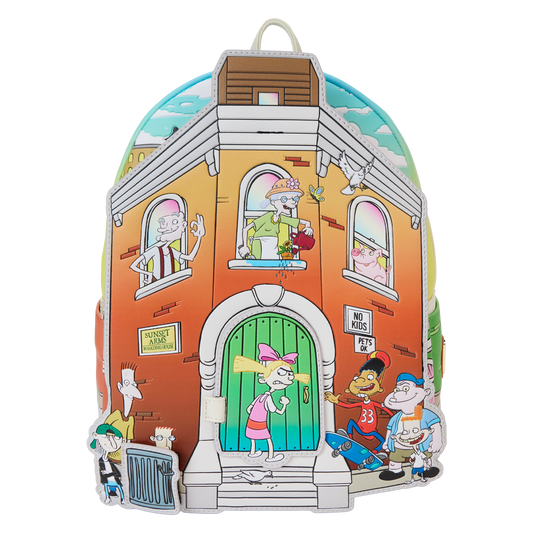 Loungefly Hey Arnold! Boarding House Mini Backpack LFY