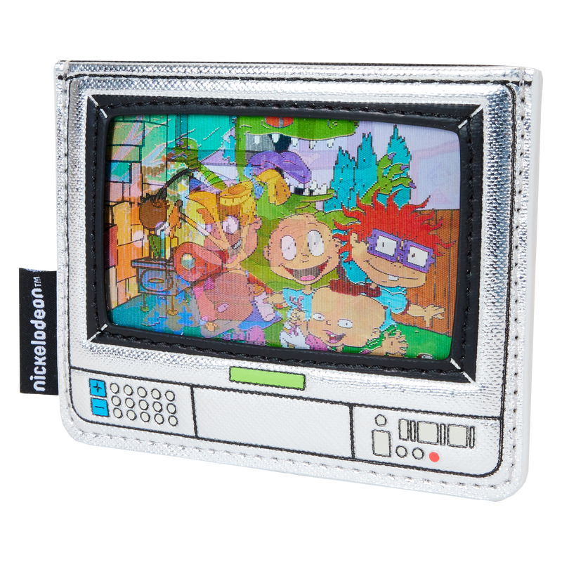 Nickelodeon Retro TV Triple Lenticular Loungefly Card Holder LFY