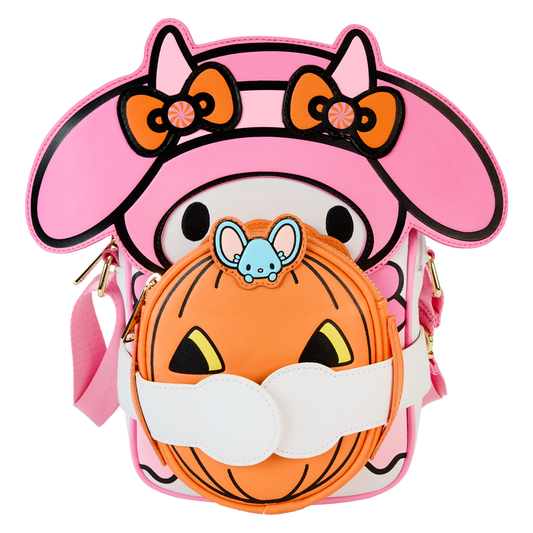 Loungefly Sanrio My Melody Pumpkin Crossbody Bag with Coin Bag LFY