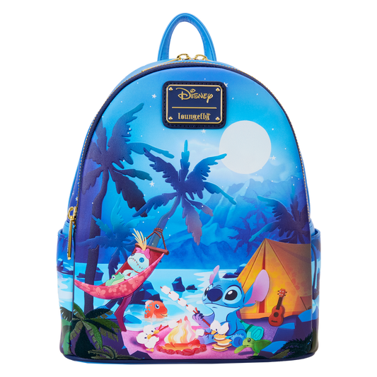 Stitch Camping Cuties Glow Mini Loungefly Backpack LFY