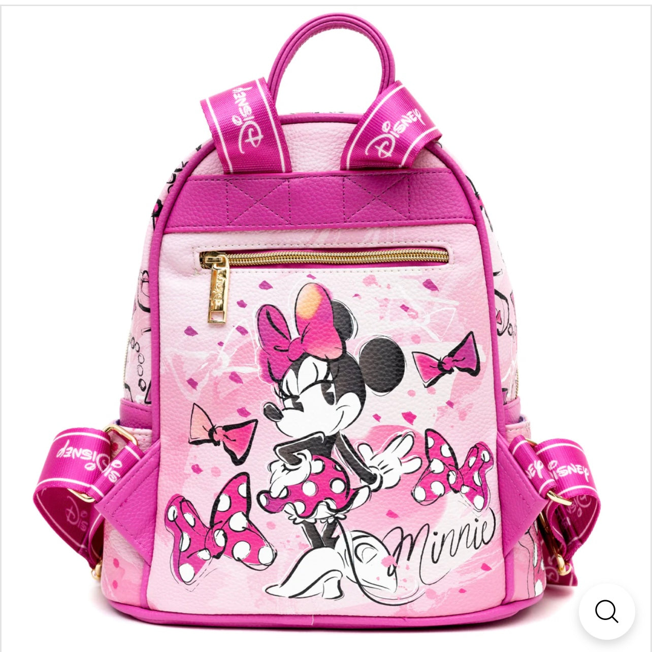 Exclusive Limited Edition- Pink Minnie Mouse Vegan Leather Backpack