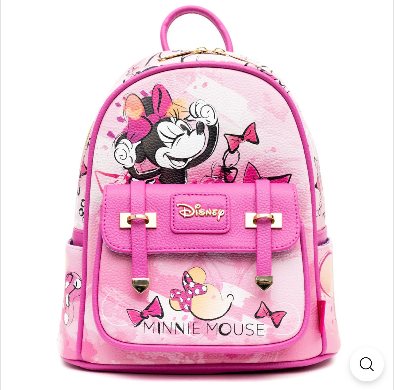 Exclusive Limited Edition- Pink Minnie Mouse Vegan Leather Backpack