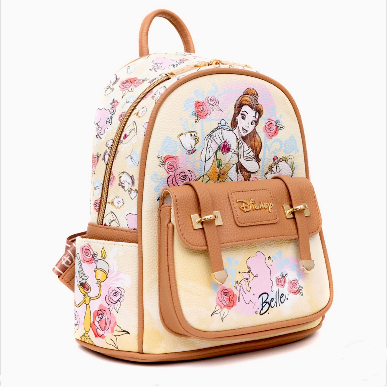 Exclusive Limited Edition-Beauty and the Beast Vegan Leather Backpack