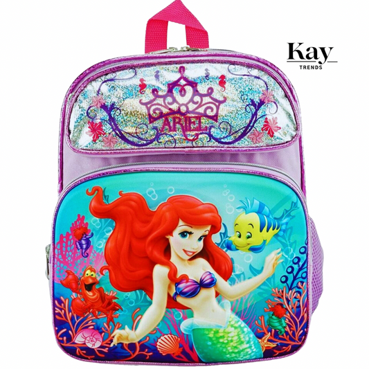 Little Mermaid 3D School Backpack
