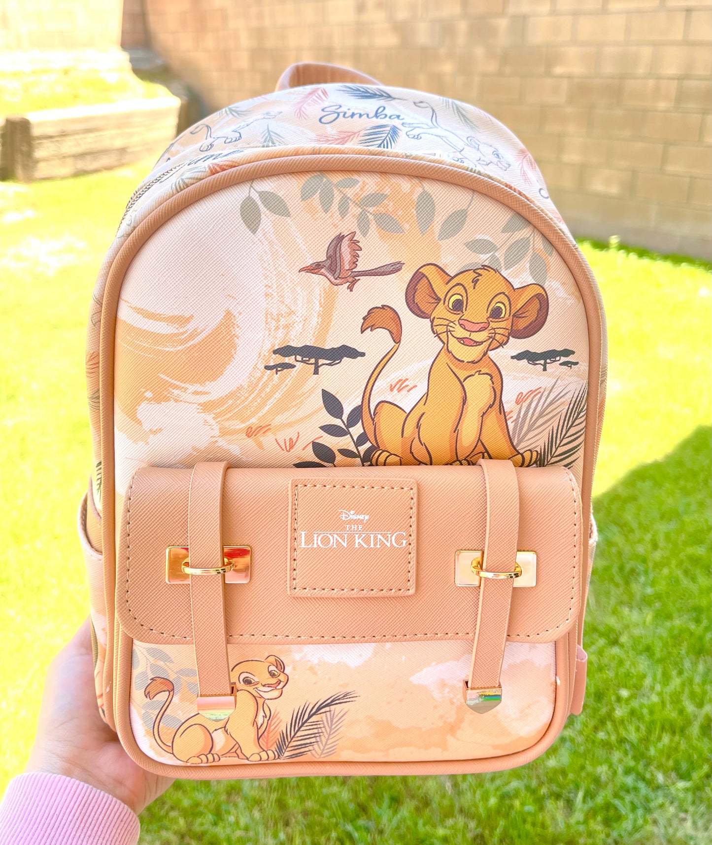 Limited Edition- Lion King Vegan Leather Backpack