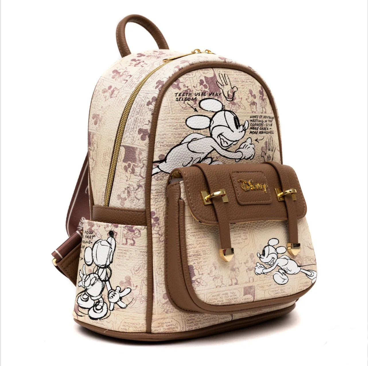 Mickey mouse leather online backpack