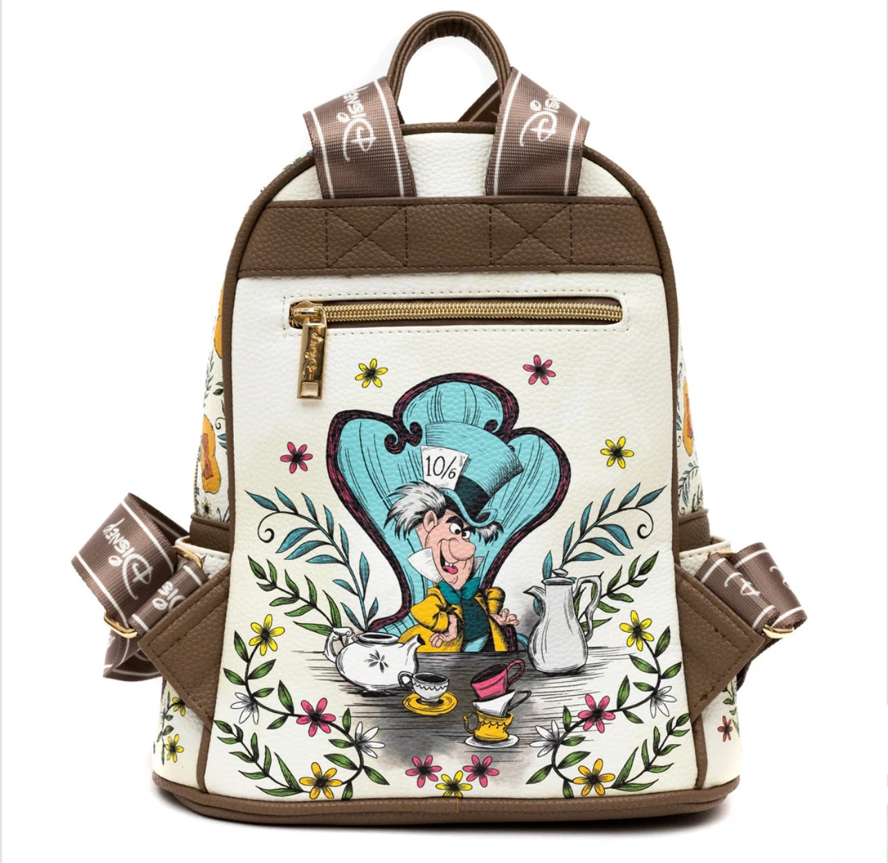 Exclusive Limited Edition -Alice in Wonderland Vegan Leather Backpack